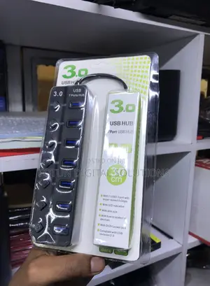 7-Port Usb Hub With Individual Switches - 5gbps, 30cm Cable