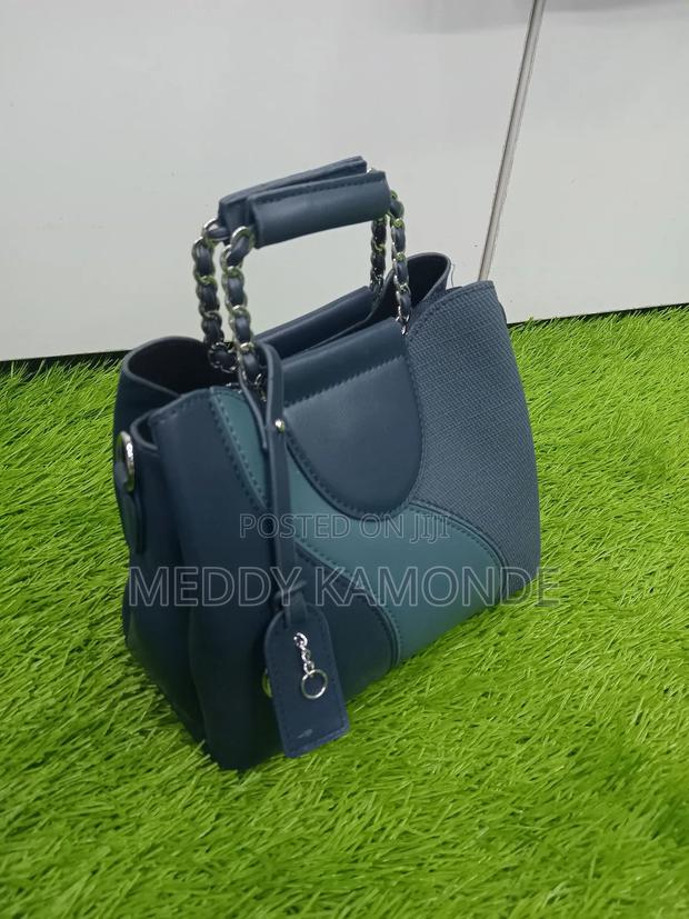 Navy Blue Office Handbag - main view