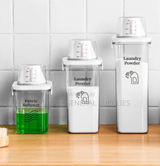 2.3l Acrylic Laundry Detergent Storage Container - main view