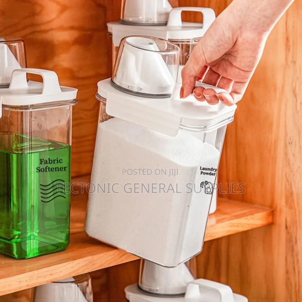 2.3l Acrylic Laundry Detergent Storage Container - thumbnail 3