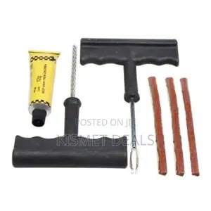 Car Tire Repair Kit Tubeless 4 Sets Tyre Puncture Plug Repair Tool Kit