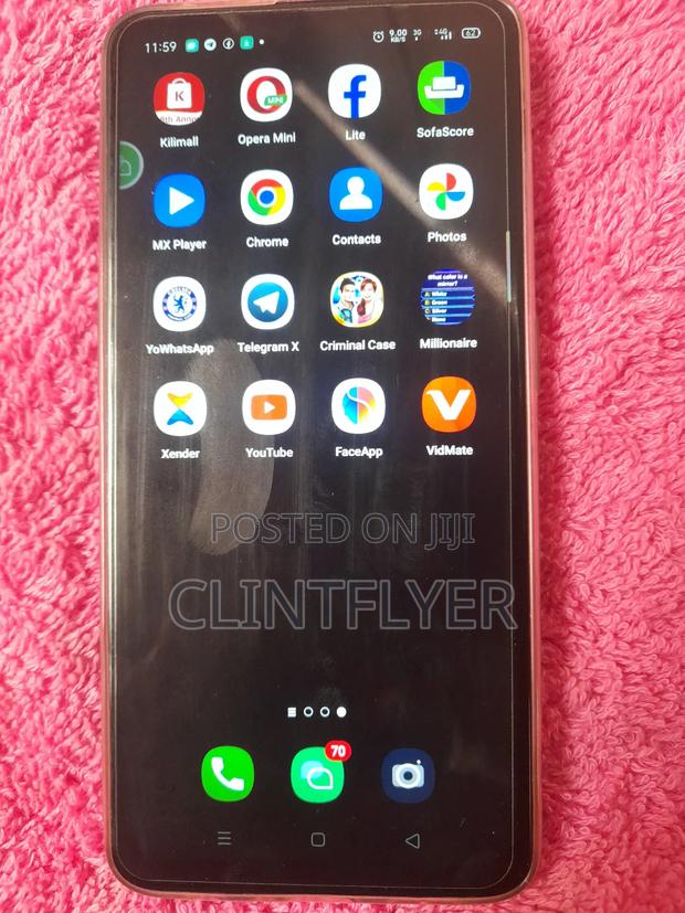 Oppo Reno 256 GB Black - main view