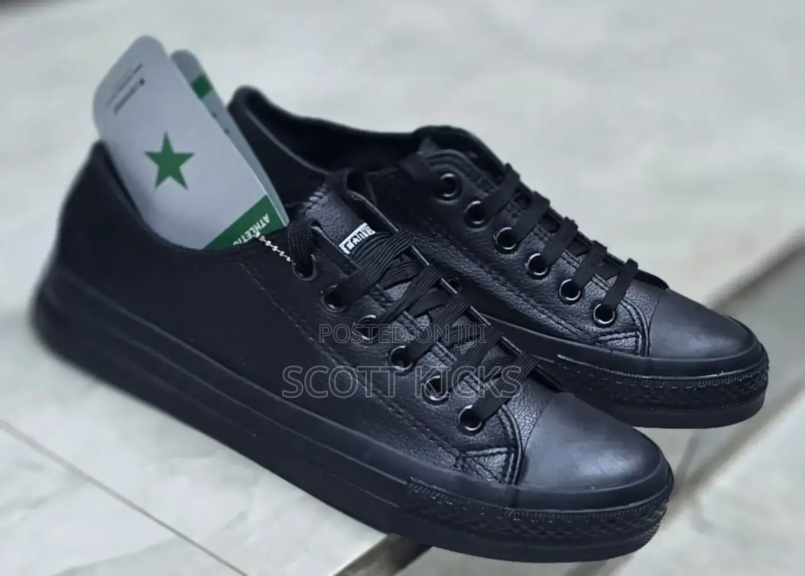 Leather Converse