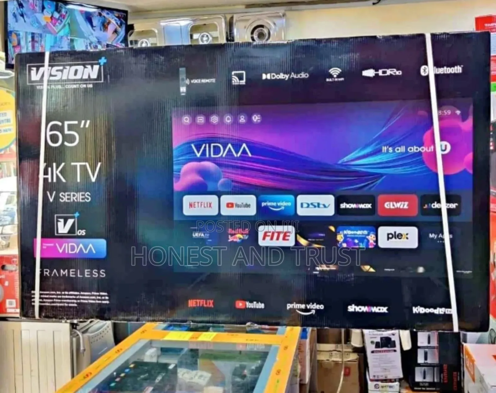 Vidaa Vision 65 Inch 4 K Television v-Series