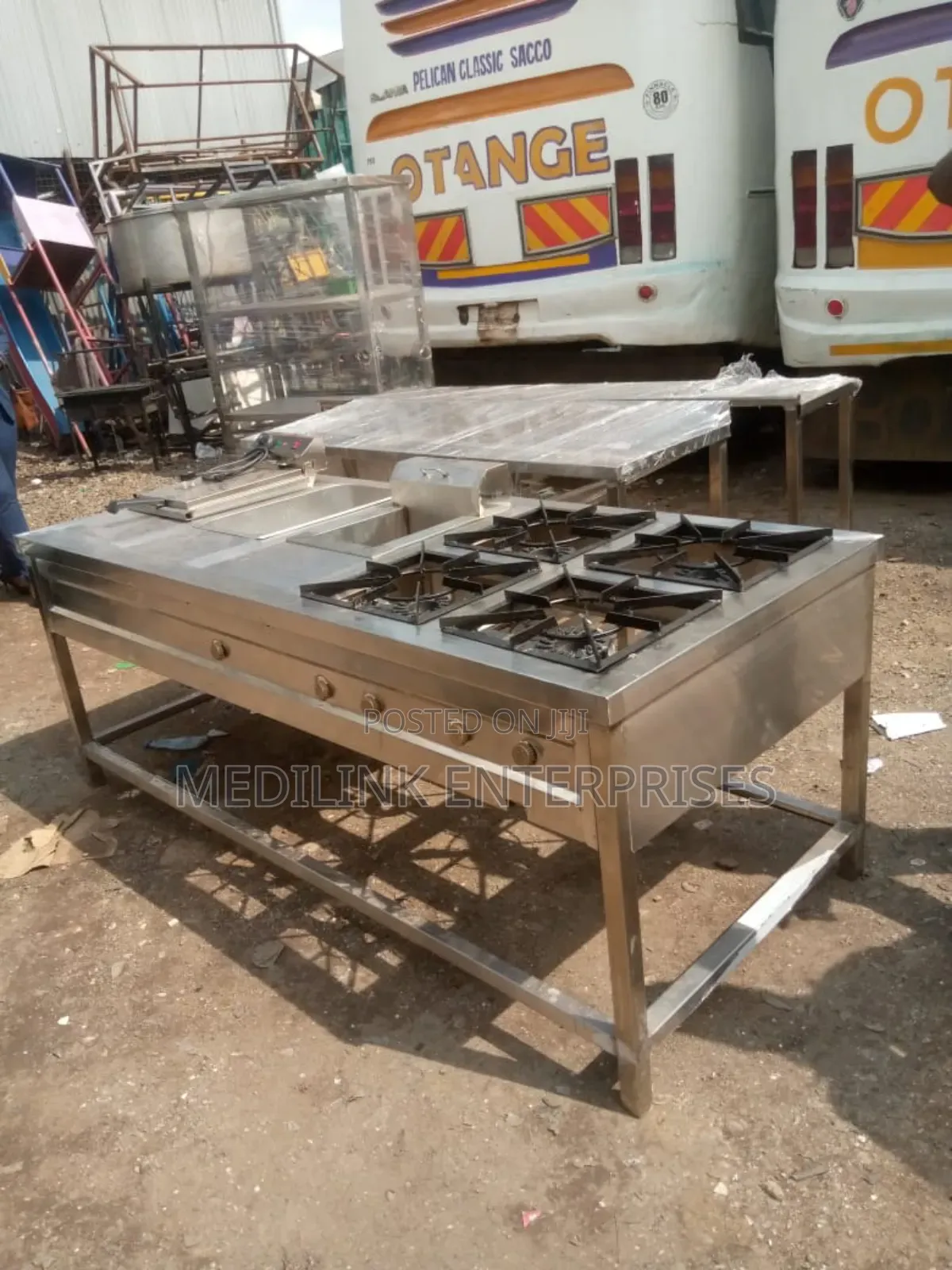 Stainless Combined Cooking Unit