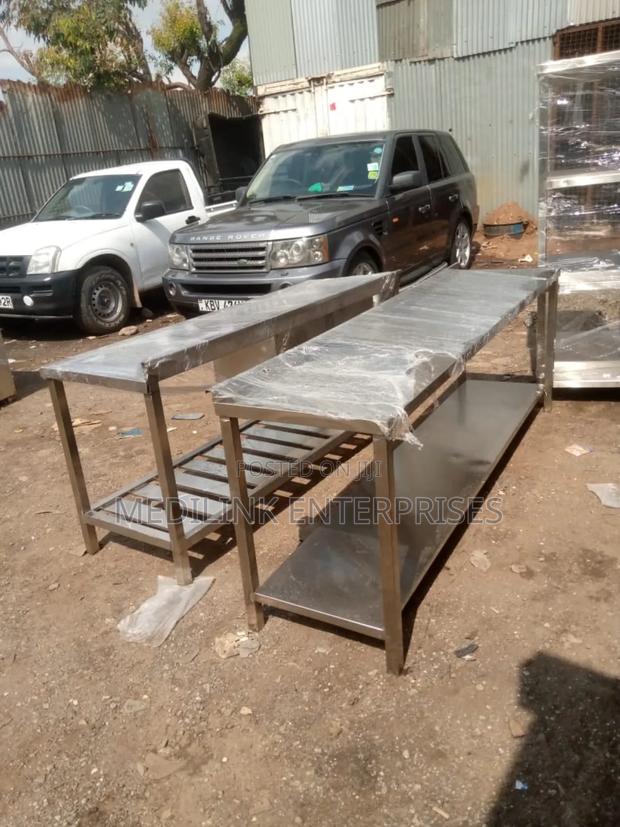2*7 Stainless Steel Customized Working Tables