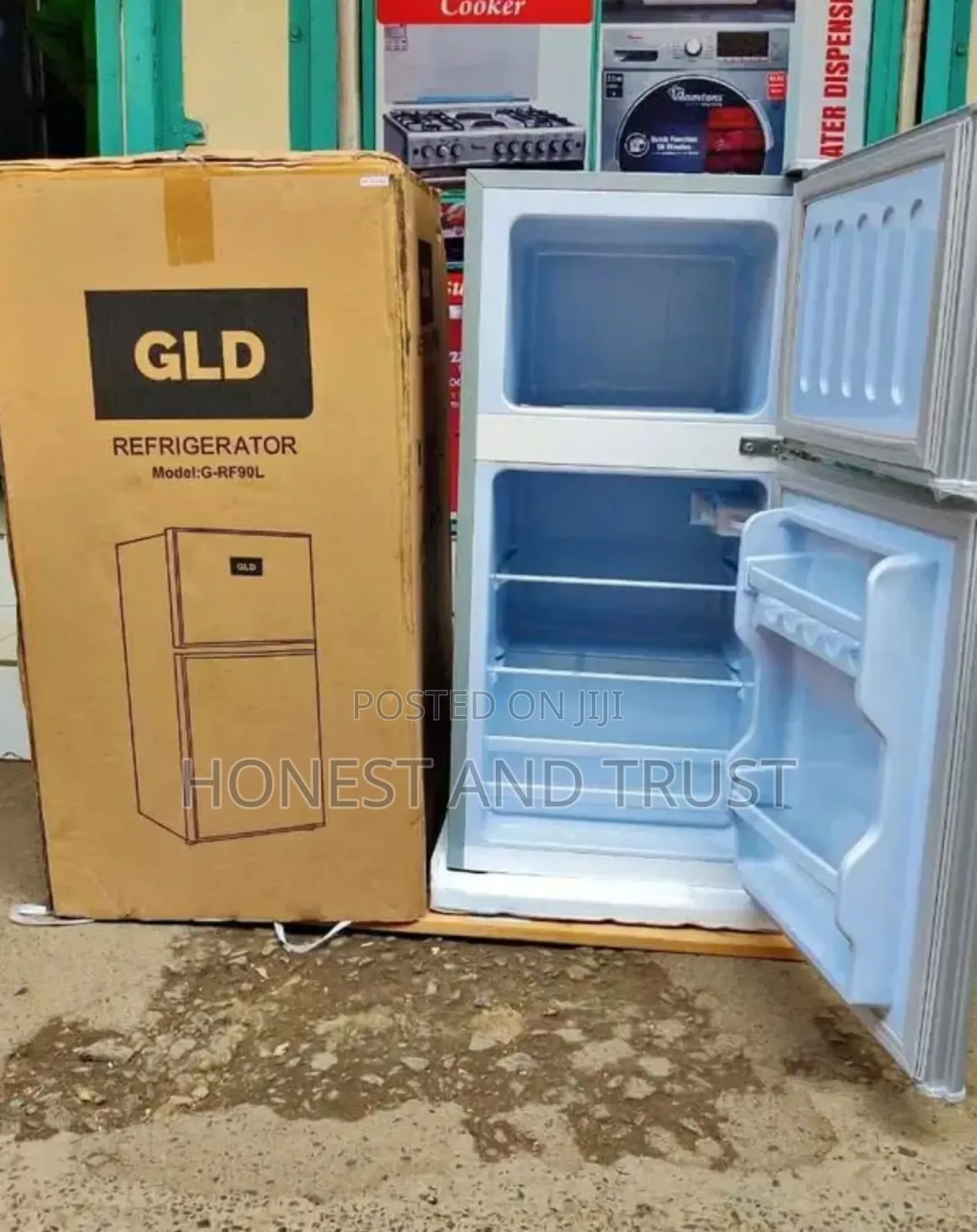 Grf90ls GLD Fridge 90 Litres Double Door Fridge