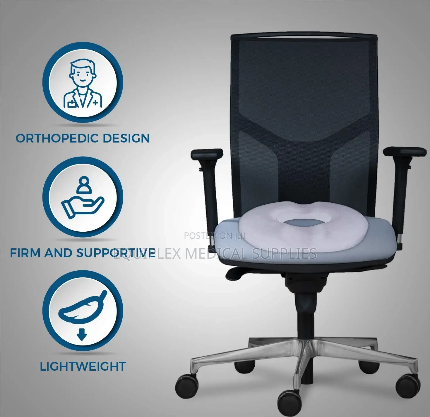 Orthopedic Donut Cushion for Hip / Back Pain