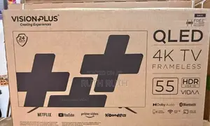 Frameless Vision 55 Inch 4 K Television v-Series