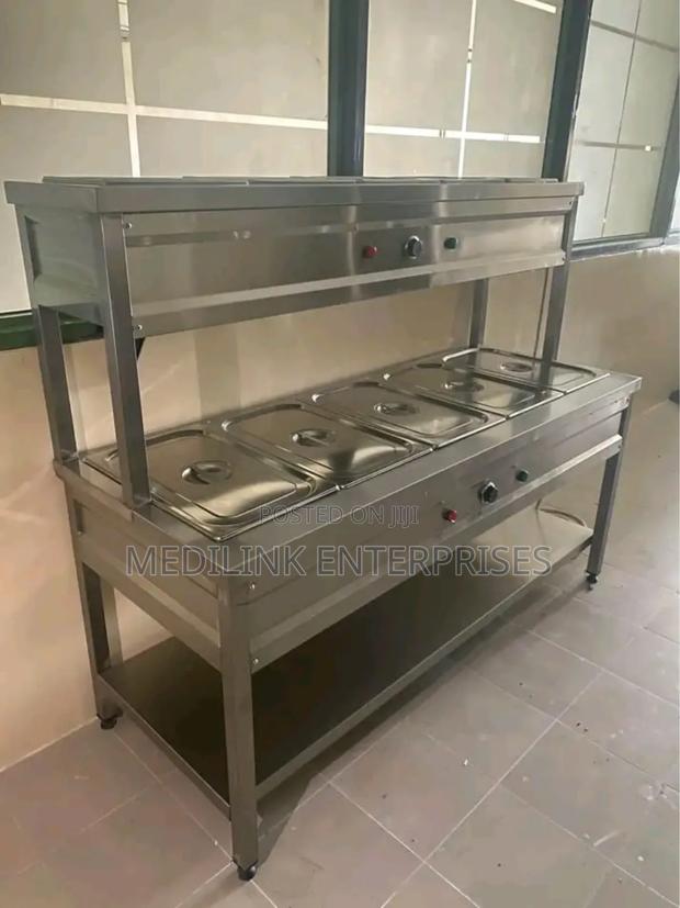 Customized Stainless Double Compartment Baine Marine/Food Warmers