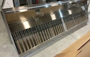 7ft Kitchen Hood Structure Stainless Steel