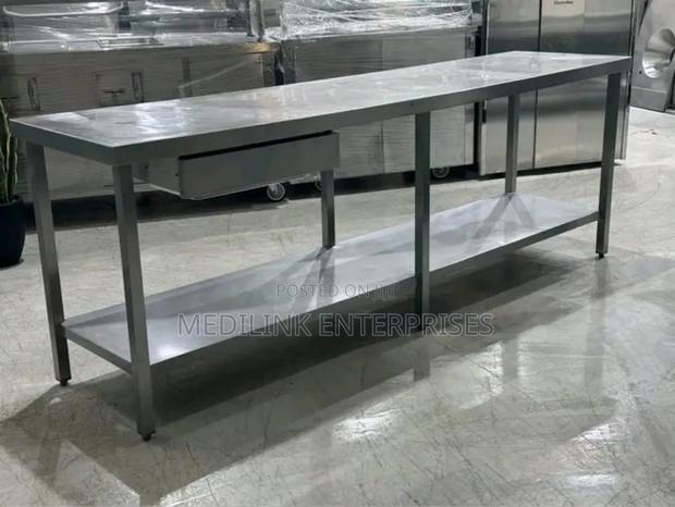 Customized 2*7ft Ss304 Working Tables