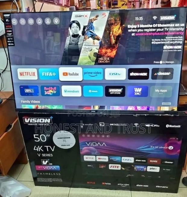 Wifi Enabled Frameless Vision Plus 50 Inch Television - thumbnail 2
