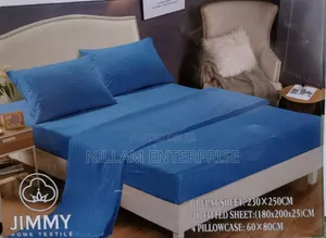 Coloured Stripped 6pc Mattress Cover*