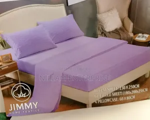Coloured Stripped 6pc Mattress Cover*