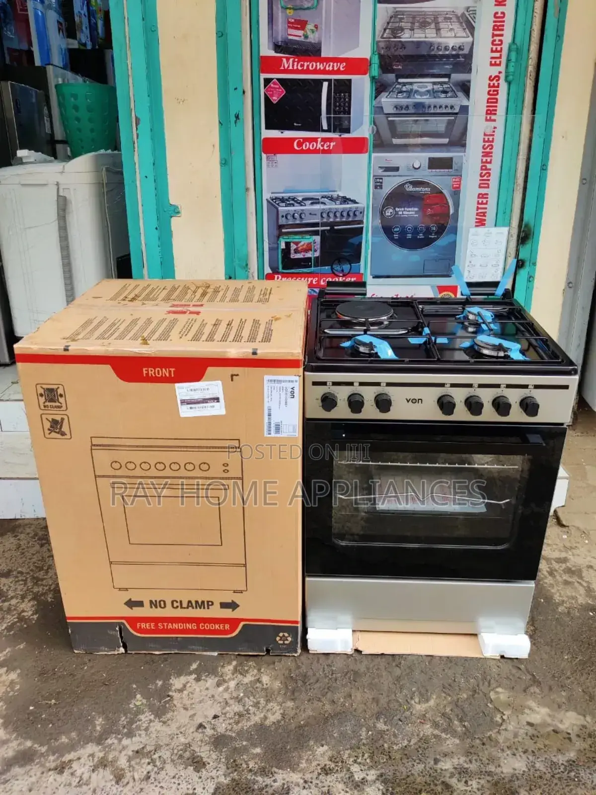 Von Cooker 3 Gas + 1 60cmx55cm Electric - Vcf653131nsy