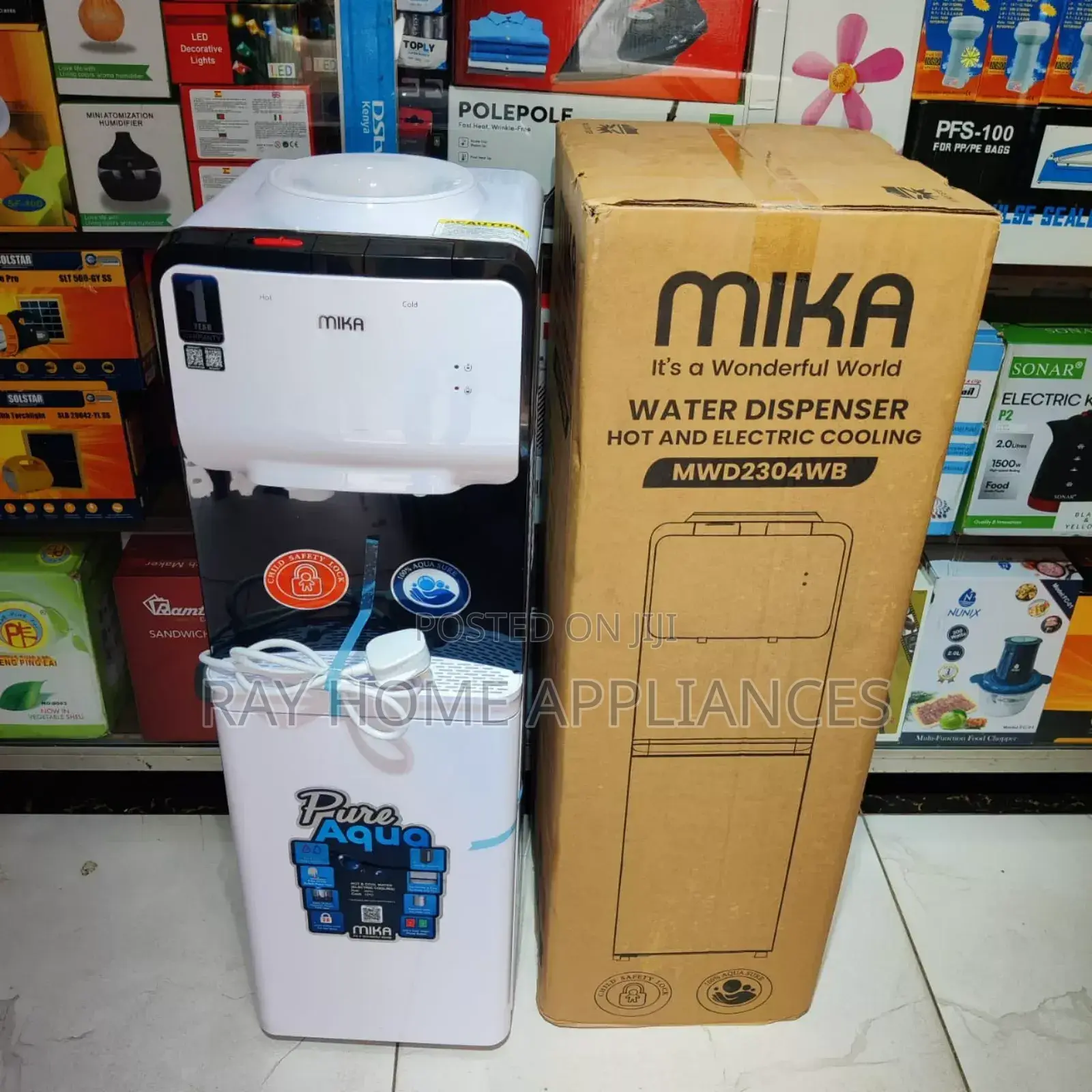 Mika Dispenser Hot and Cold With Child Safety Lock
Model:2304wb