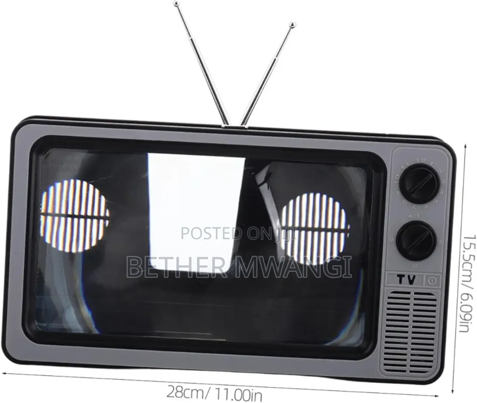 Portable Vintage Tv-screen Magnifier For Smartphones