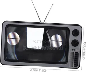 Portable Vintage Tv-screen Magnifier For Smartphones