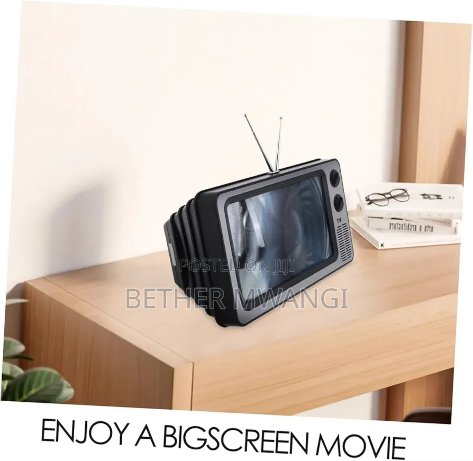 Portable Vintage Tv-screen Magnifier For Smartphones