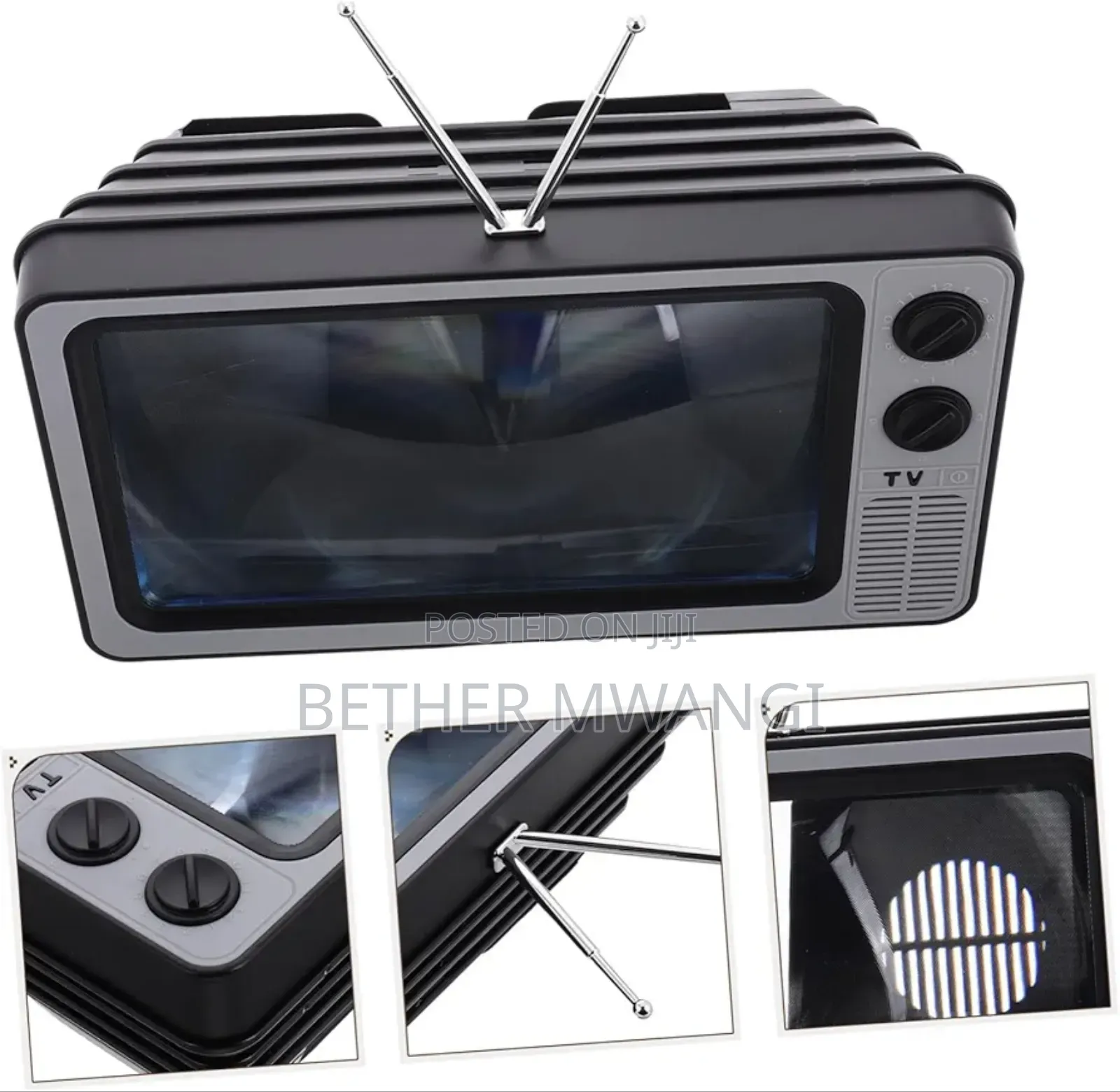 Portable Vintage Tv-screen Magnifier For Smartphones