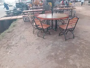 Wooden Metallic Oasis Comfort 6-Seater Garden Set