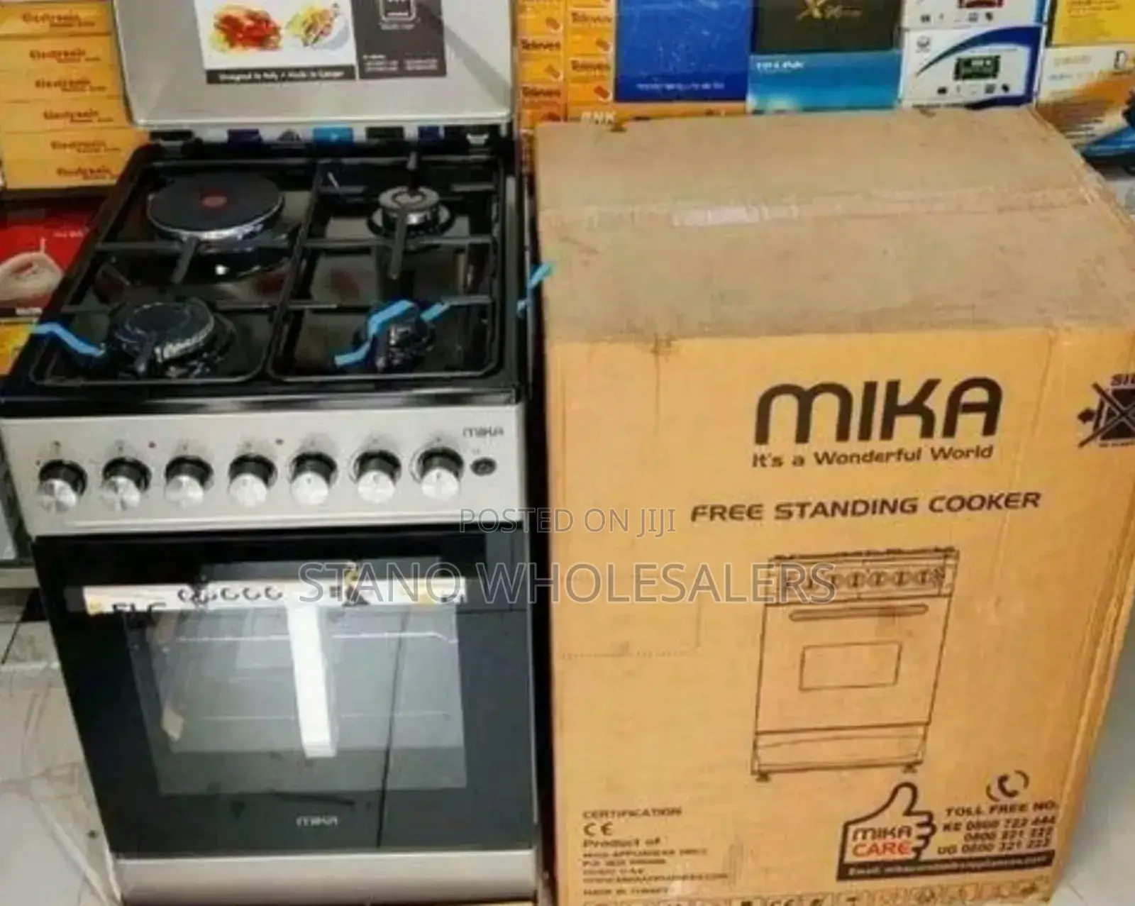 Mika 50*55 3gas+1electric Standing Cooker