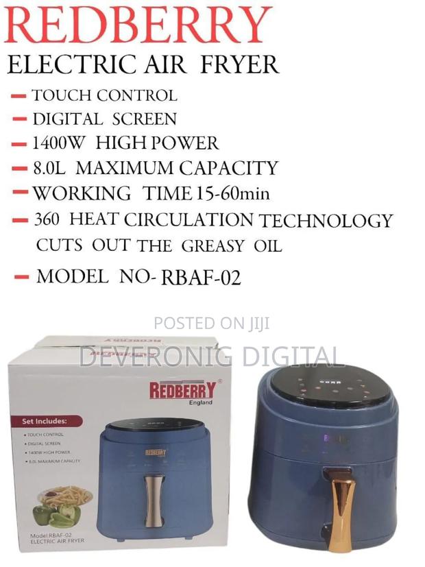 *Redberr 8l Airfryer*