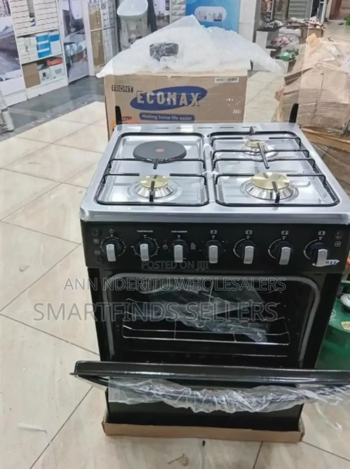 Newest Volsmart 60 by 60 3gas +1electric Standing Cooker