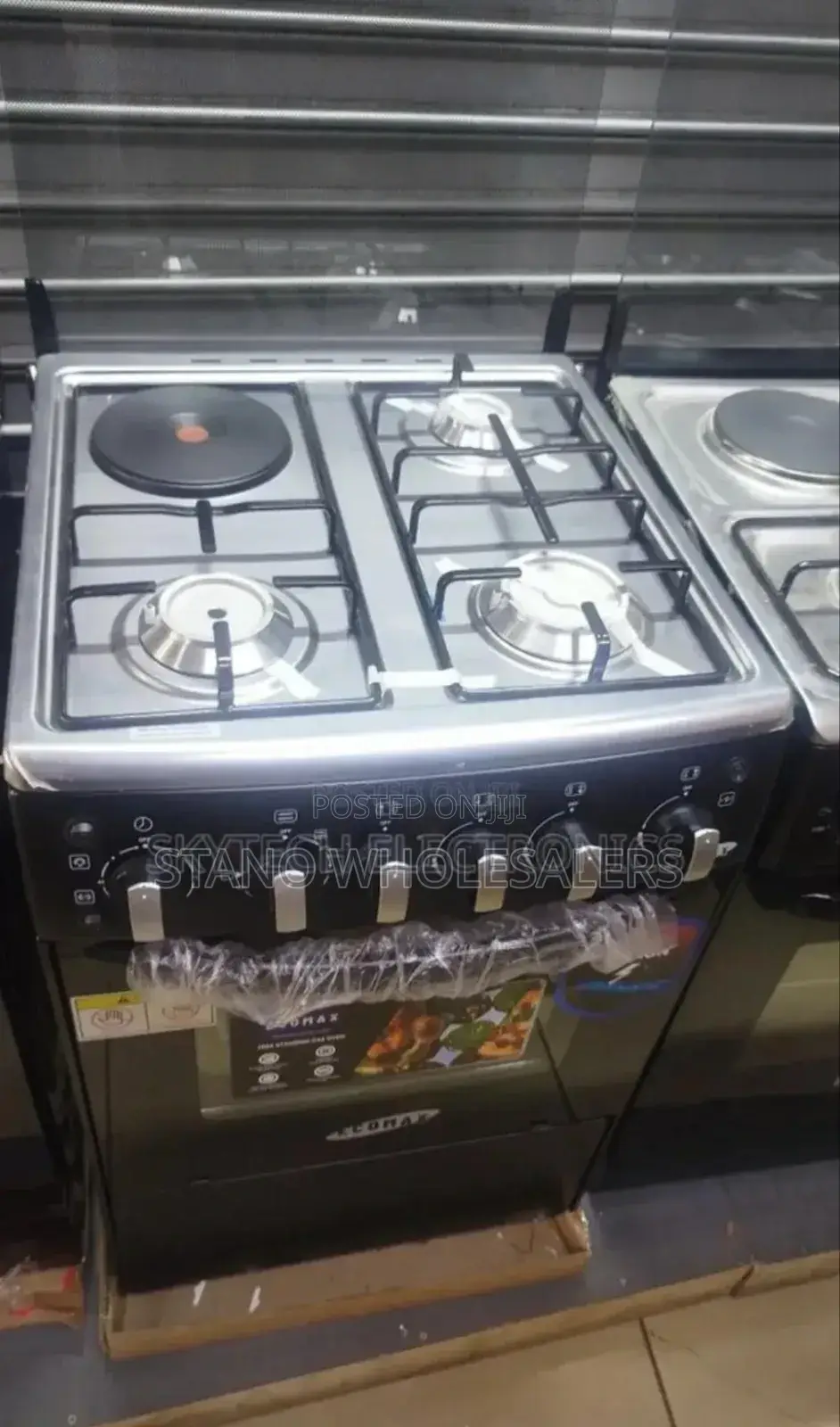 Pocket Friendly Volsmart 60 by 60 3gas +1electric Standing Cooker