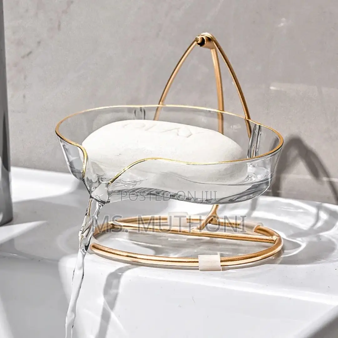 *Aesthetic 1pc Light Luxury Soap Dish