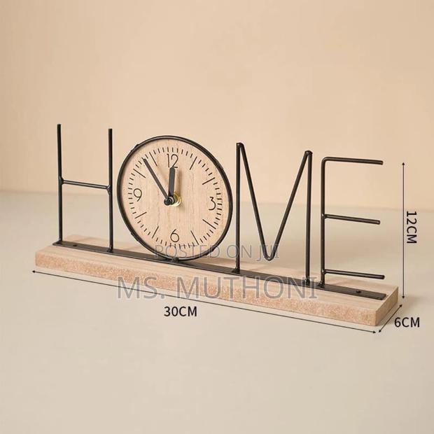 Handmade Creative Tv Cabinet Clock - thumbnail 3