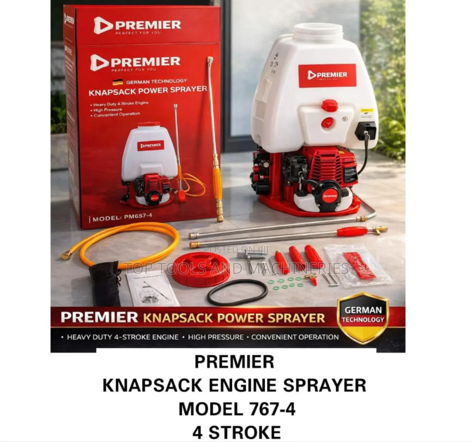 Premier 4 Stroke Backpack Engine Knapsack Sprayer (Petrol) in Nairobi