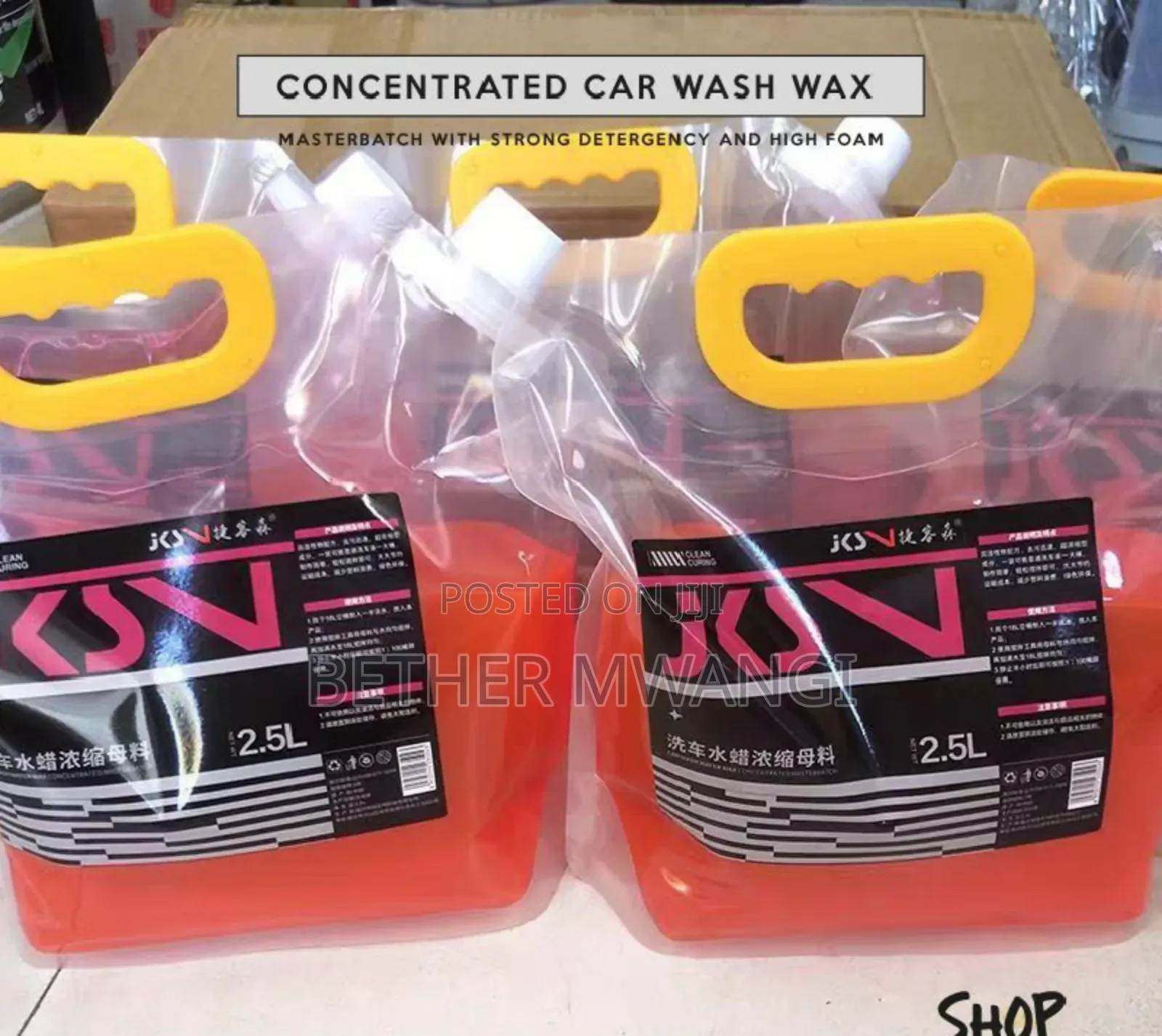 High Concentrated Car Wash Wax In Kenya
