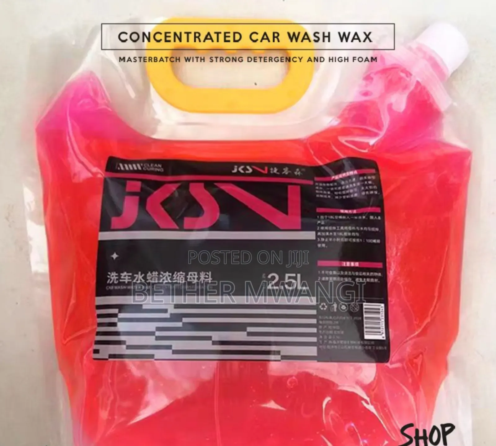 High Concentrated Car Wash Wax In Kenya
