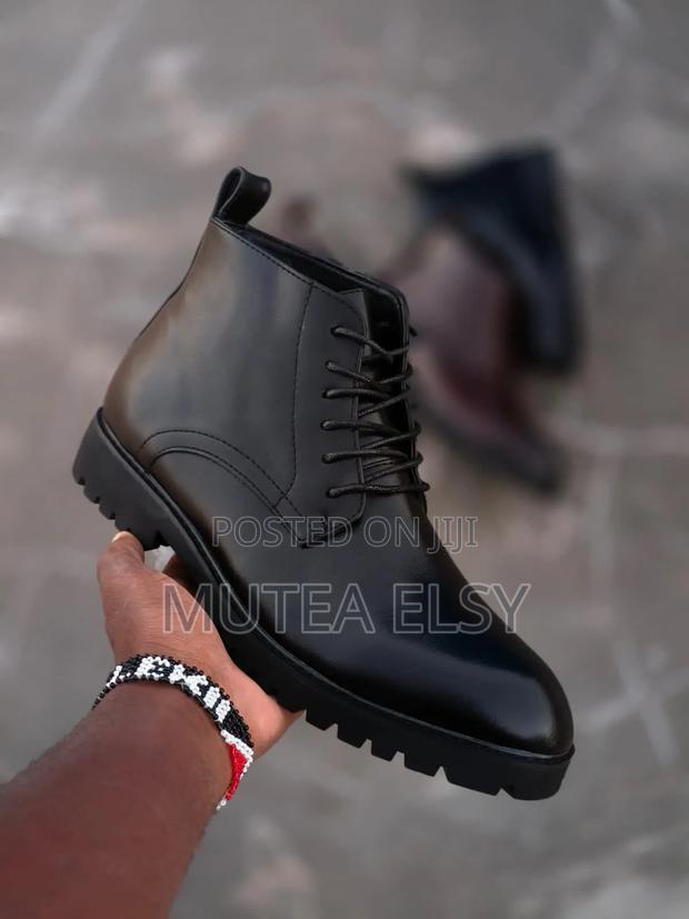 Black Coffee Brawn Italian Boots - thumbnail 4