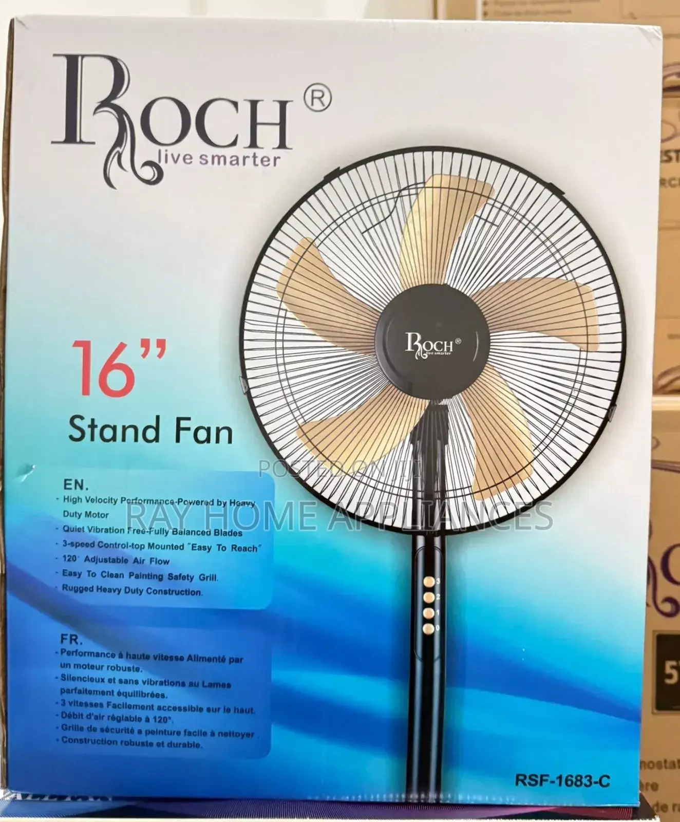 Roch Stand Fan 16"