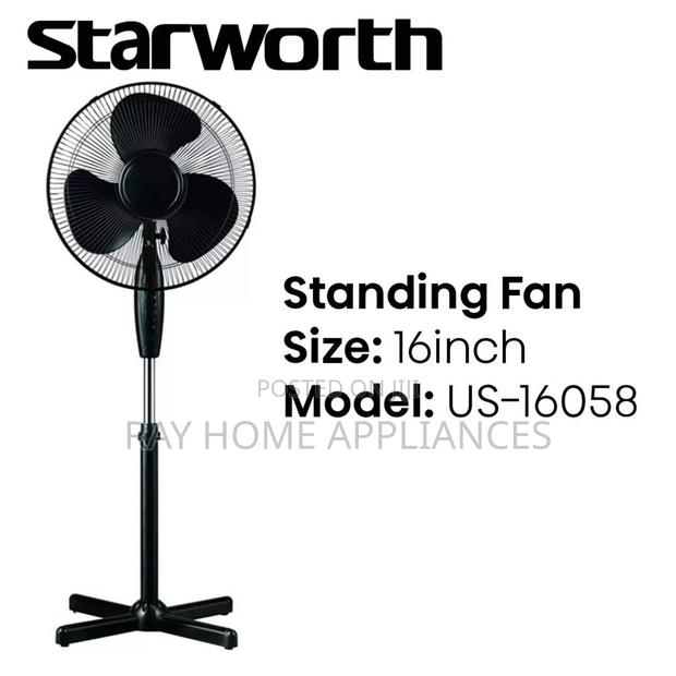 Starworth Standing Fan* *16" Speed Function 4