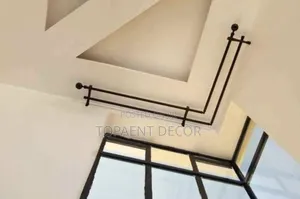 Strong Grip ,Smooth Glide Powder Coated Curtain Rods