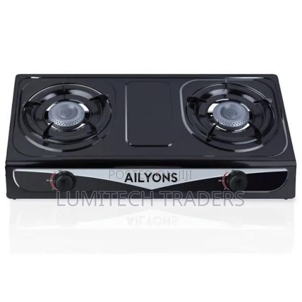 Ailyons Stainless Steel Double Gas Burner - main view