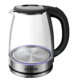 Ailyons 2l Electric Clear Glass Kettle