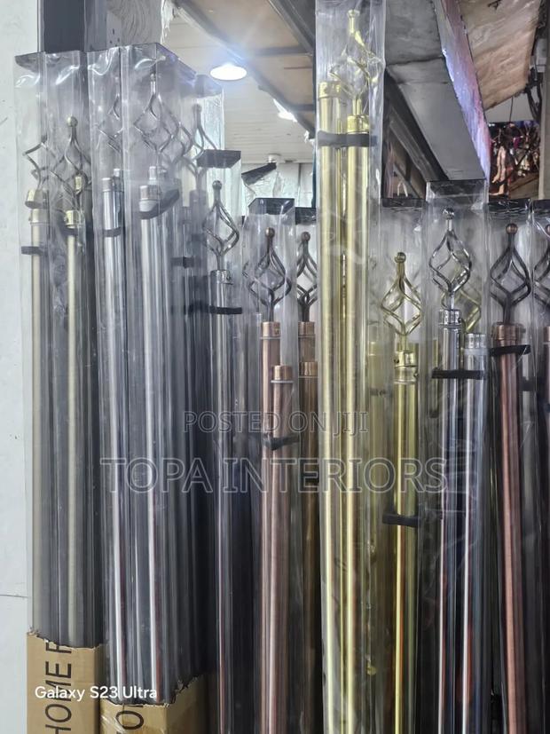 Decorative Extendable Imported Curtain Rods 2m Single