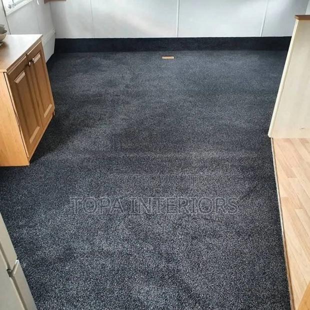 Coal Grey Office Wall to Wall Floor Carpets