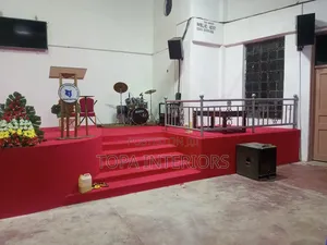 Easy to Clean Church Altar Wall to Wall Carpets Installation