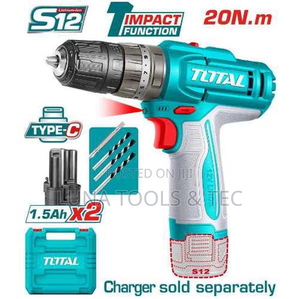 Tidli12206 Cordless Impact Drill 12v