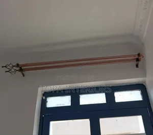 Imported Extendable Door Curtain Rods 2m Double Complete Set