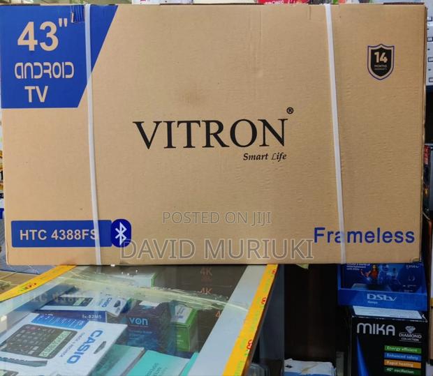 Vitron 43” Smart Android Frameless Bt - main view