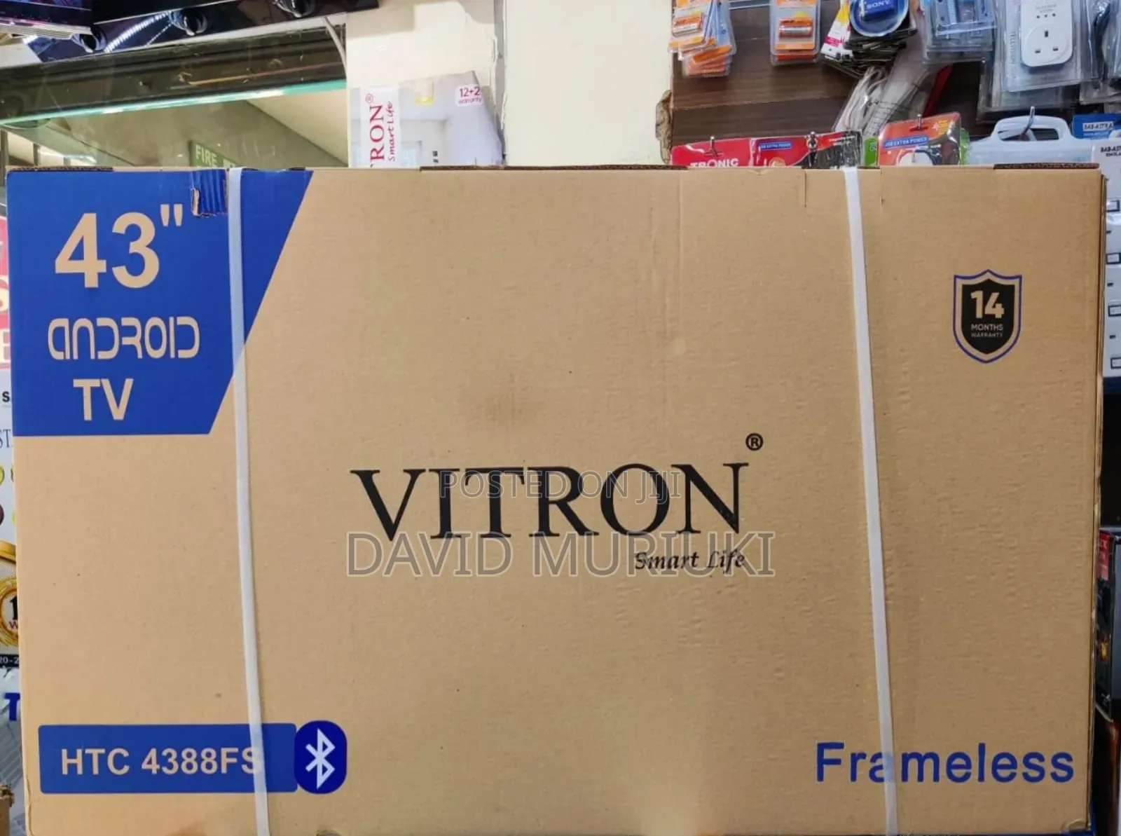 Vitron 43” Smart Android Frameless Bt