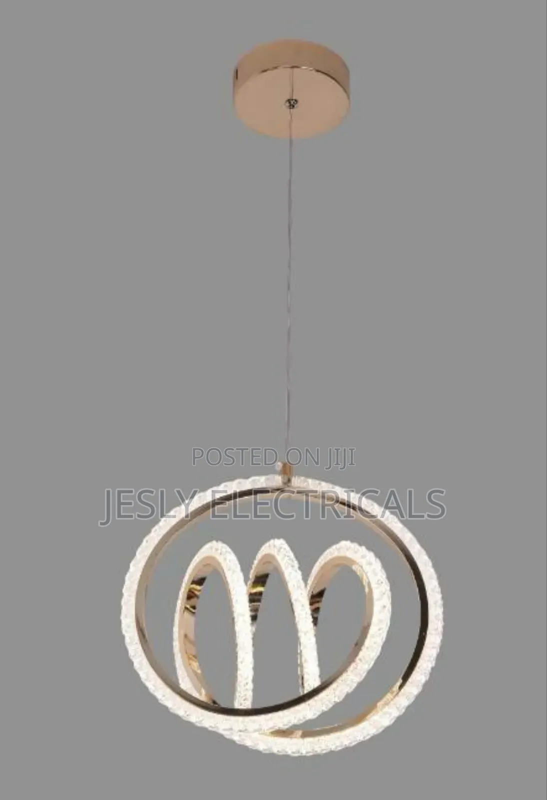 Rose Gold Loop Pendant Light