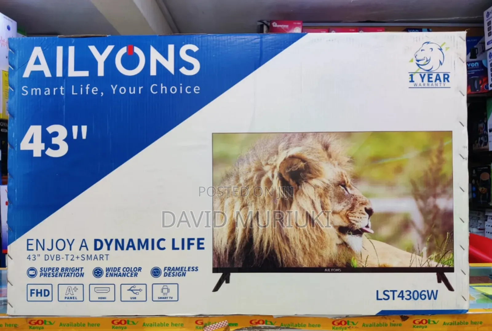Ailyons 43" Smart With Bluetooth